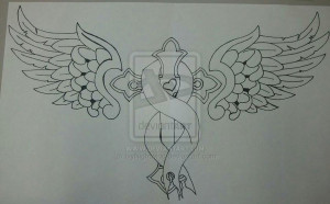 Commission: Colon Cancer Memorial Tattoo by IvyNightwind