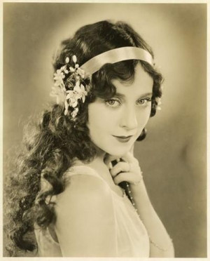 1920s, flowers, hair, headband, jobyna ralston, long hair, silent star ...