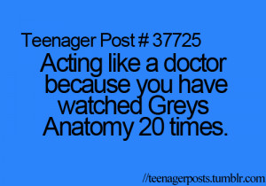 funny, greys anatomy, quote, series, teenagerpost, true, 20 times ...