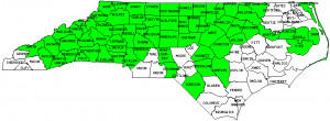 North Carolina Map Geography