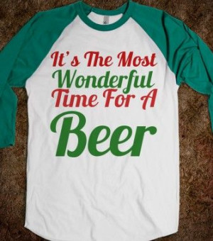 it's the most wonderful time a beer - glamfoxx.com - Skreened T-shirts ...