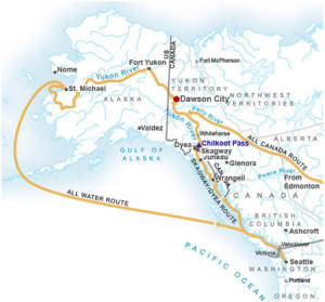 Klondike Gold Rush Map