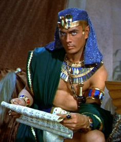 Yul Brynner as Pharoah Rameses in 