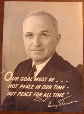 1948 Large Harry Truman Photo Decal