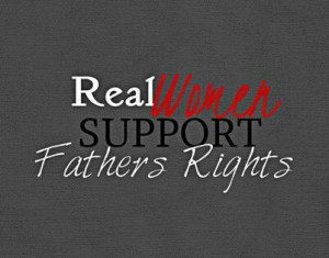 Real women support father's rights