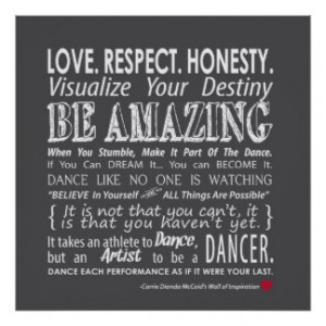 Dance Quotes Posters