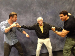 Stan Lee Breaks Up Hulk Vs. Thor Fight