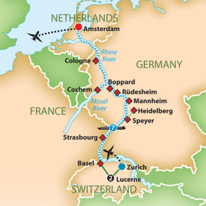 Romantic Rhine and Mosel River Cruise