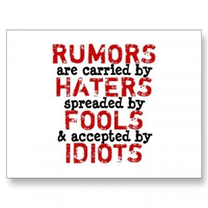 Fools. Quote. Quotes. Rumors.