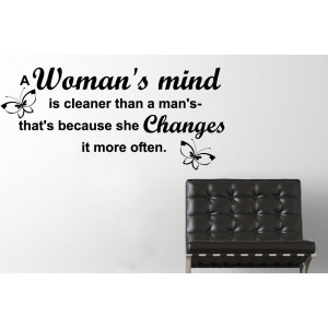 woman's mind ... heee