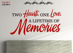 Two Hearts One Love Quotes on Sale Two Hearts One Love