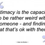 Daily Intimacy Quotes Intimacy Is Not Pure Physical. It’s the act of ...