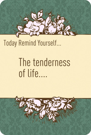 tenderness quote