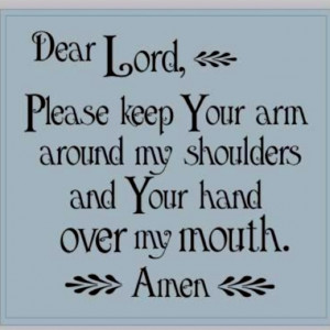 Dear Lord....