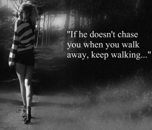 black white, blonde, girl, quote, walk