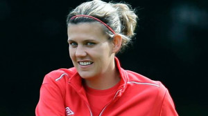Christine Sinclair is picked to carry the Maple Leaf at the closing ...