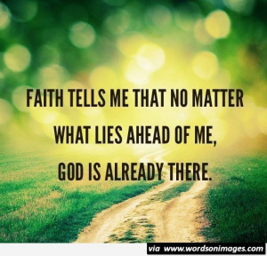 Faith in god quote