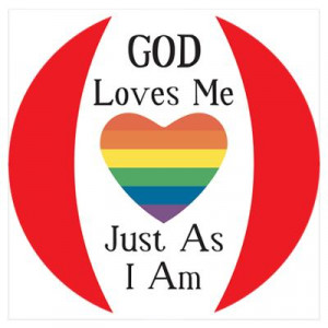 GOD LOVES ME AS I AM Poster