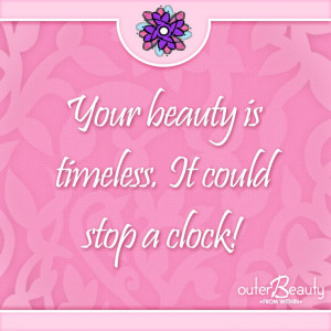 is timeless. It could stop a clock! #beauty #makeup #joke #quote ...