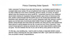 Quotes For Maid Of Honor Speech: Maid Of Honor Speeches For Sisters ...