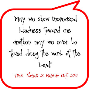 ... title 'We are led by a living Prophet today' above the picture