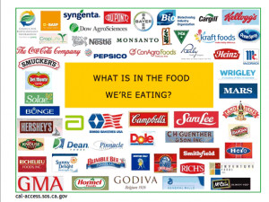 Thesepanies are fighting labelling initiatives of genetically