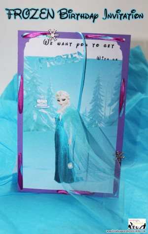 Disney FROZEN Birthday Invitation {with free printables}