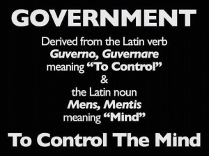 the Latin verb Guverno/Guvernare meaning “To Control” & the Latin ...