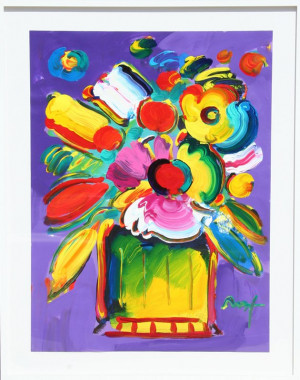 peter max flowers