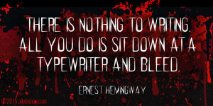We joke about the difficulty, bandy about the quote by Hemingway ...