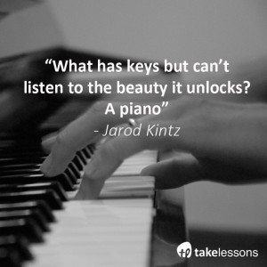 ... down at my piano and telling fairy stories.” – Nat King Cole