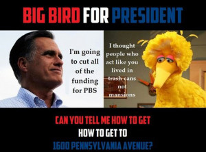 Big Bird vs. Mitt Romney: Best of the Memes