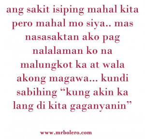 Mga quotes na patama tagalog love quotes
