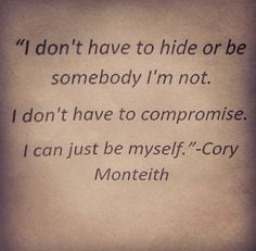 this quote from cory monteith more inspiration words quality quotes ...