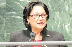 PORT OF SPAIN, Trinidad - Prime Minister Kamla Persad-Bissessar ...