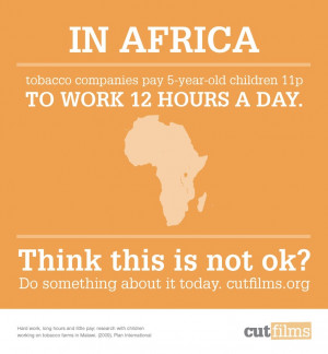 So you thought we were living in a civilised world? Nope. Tobacco ...