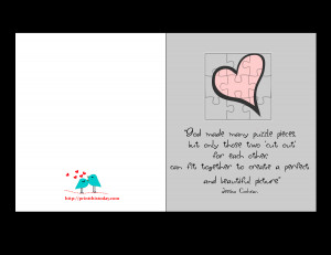 Valentine Cards with Love Quotes | Print This Today