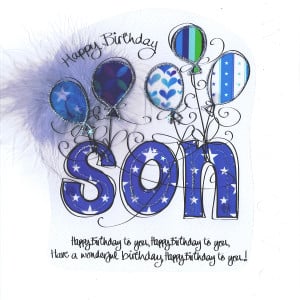 Card - Relation - Happy Birthday Son