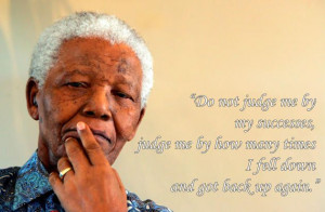 Nelson Mandela, success and failure.