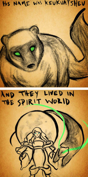 Wolverine The Moon mythology Korra legend of korra lok kayla Bolin ...