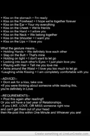 boys, cute, girls, just the truth, kiss, love, meaning, pretty, quote ...