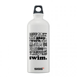 Swim Sports Quote Funny Sigg Water Bottle