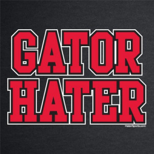 GATOR HATER T-Shirt for Georgia Fans