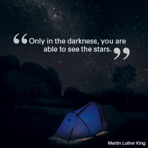 ... to see the stars.” Martin Luther King #quote #motivational #travel