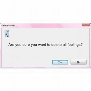 Are you sure you want to delete all feelings inspirational quote