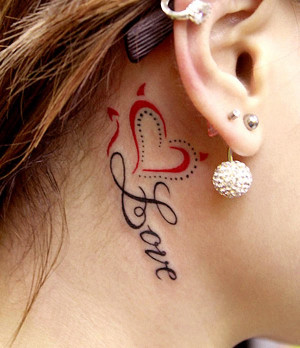 Love Tattoo Designs For Girl