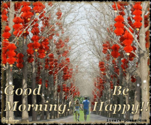 Cute - Sweet Good Morning Messages and Quotes - Good morning be happy