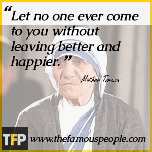 Favorite Mother Teresa Quotes