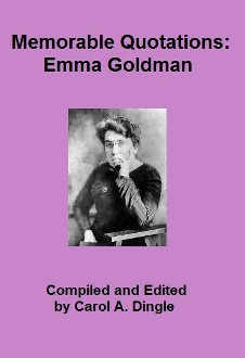 Memorable Quotations: Emma Goldman