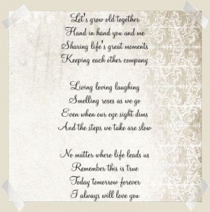 Let's Grow Old Together Decals